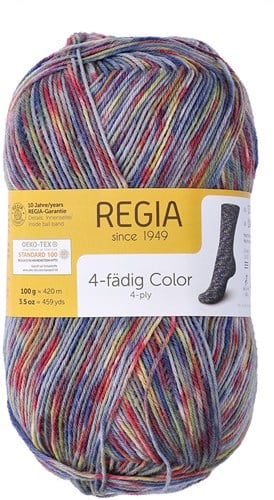 SMC Regia Sock yarn 4-ply Color 9387