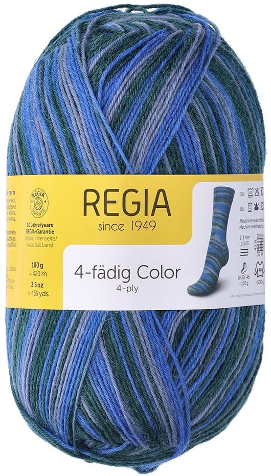SMC Regia Sock yarn 4ply Color