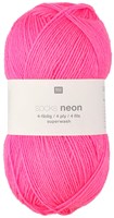 Rico Socks Neon 4 ply 002 Pink