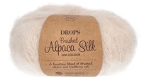 Drops Brushed Alpaca Silk Uni Colour 040 Marzipan
