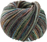 Lana Grossa Cool Merino Big Color 412 grey/yellow/olive/turquoise/green/dark green/ochre