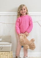 Knitting Pattern Stylecraft Special Aran No. 4175 Children’s Sweaters-2