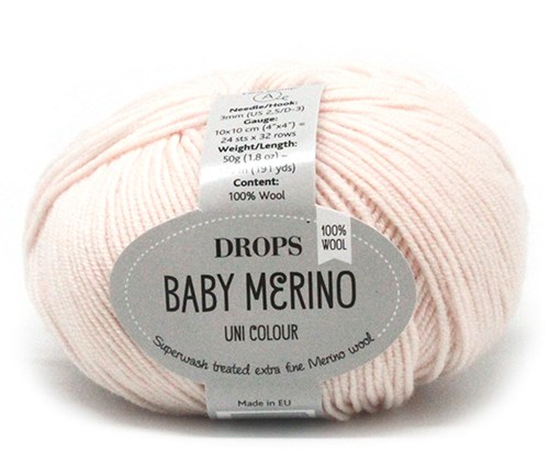 Drops Baby Merino Uni Colour 044 Powder