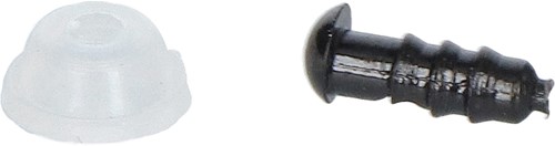 Go Handmade Veiligheidsogen Zwart 4mm (20 stuks)
