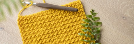 Stitch of the Month: Crochet a Variation on the Seed Stitch