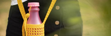 Free Crochet Pattern: Water Bottle Holder