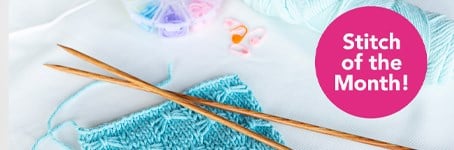 Stitch of the Month: Knit the Butterfly Stitch