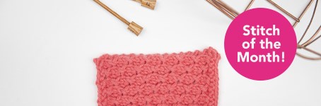 Stitch of the Month: Knitting Honeycomb Stitch