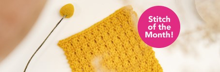 Stitch of the Month: Knitting Diamond Stitch