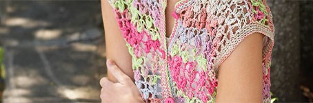 Katia Bombay Summer Cardigan: Free Crochet Pattern