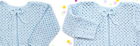 Crochet Kids Cardigan with byClaire Sparkle
