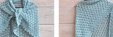 Crochet a Spring Scarf with Glitter