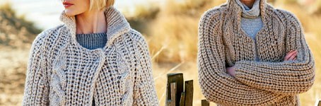 Knit a Cardigan with Rico Creative Twist