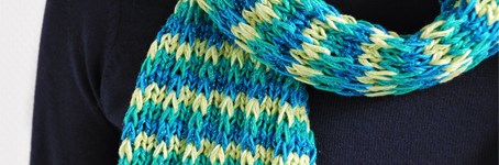 Knit a byClaire Sparkle Scarf
