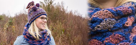 Katia Azteca Snood and Hat - Free Pattern