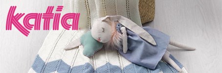 Katia Fair Cotton Craft Baby Blanket - Free Knitting Pattern