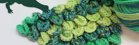 Inspiration: How to crochet a Crocodile Stitch