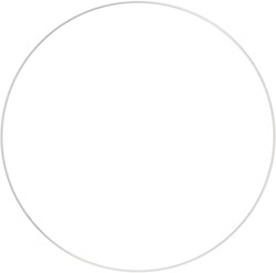 Metal ring - White