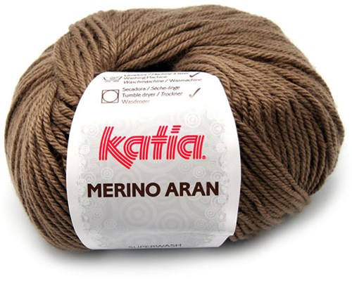 Katia Merino Aran 047 Fawn Brown