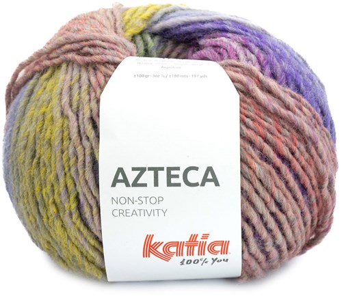 Katia Azteca 7892 Lilac/Green/Ocker