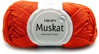 Drops Muskat Uni Colour 49 Dark-orange