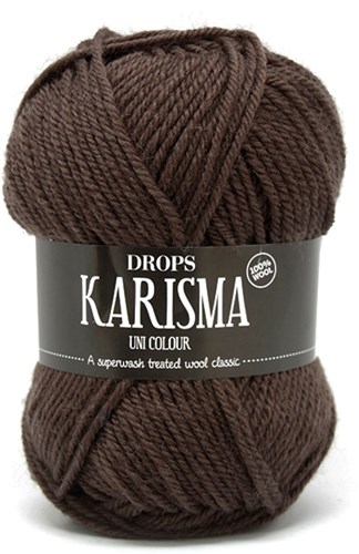 Drops Karisma Uni Colour 004 Chocolate-brown