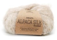 Drops Brushed Alpaca Silk Uni Colour 004 Light-beige