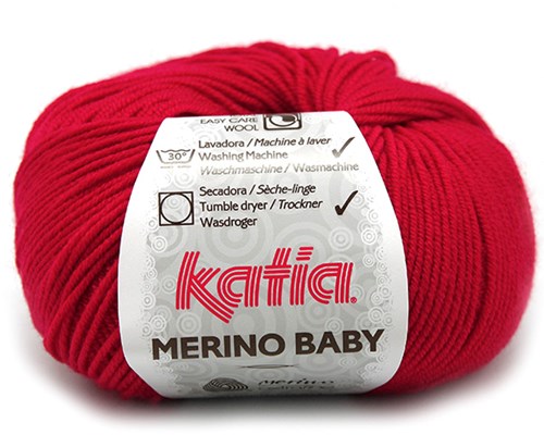 Katia Merino Baby 004 Red