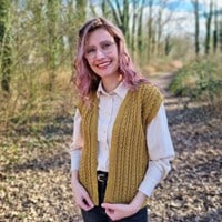 Goldenrod Waistcoat Haakpakket - It's Annemade