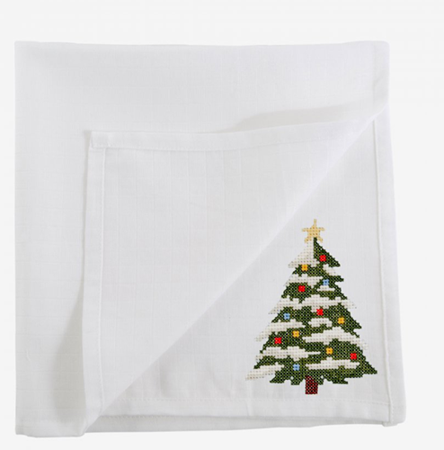 Embroidery Pattern Cross Stitch Christmas Tree-3