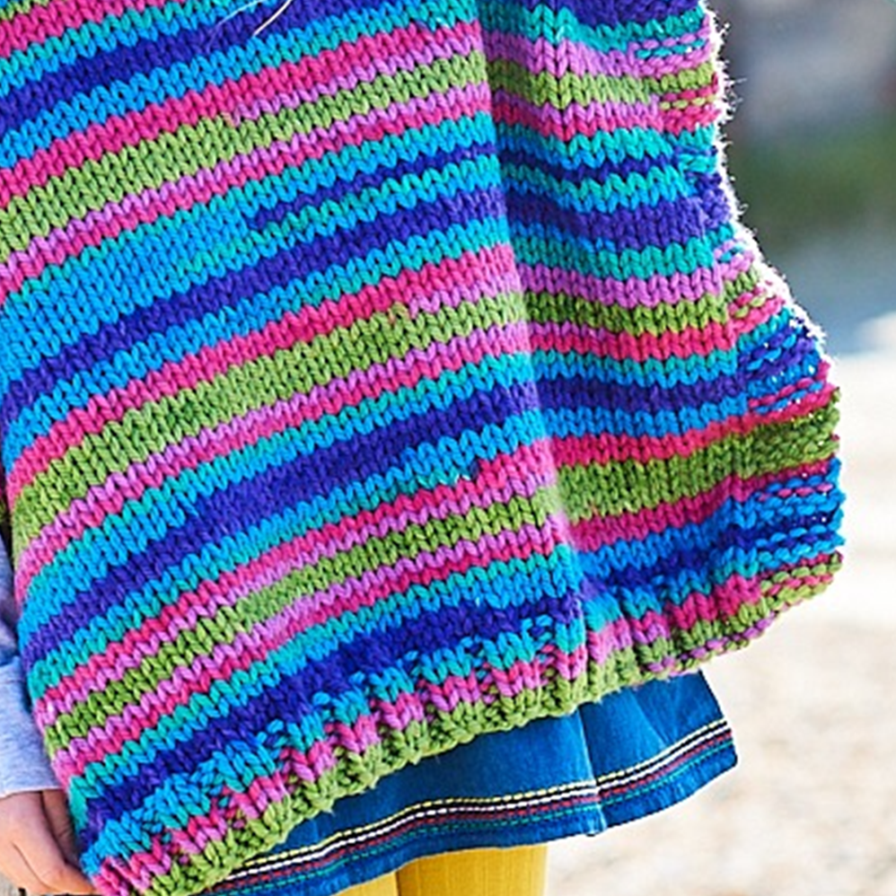 Budgetyarn Kids Poncho Crochet Kit 