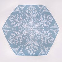 Acrtic Bloom Blanket Ice Blue Yarn kit - Digital pattern excluded