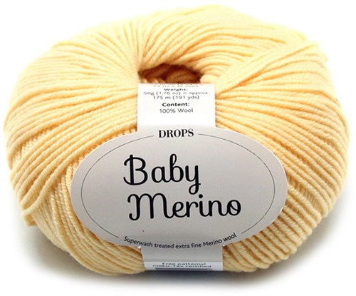 Drops Baby Merino Uni Colour 004 Yellow