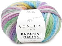 Katia Paradise Merino 500 Ecru-Green-Blue-Yellow