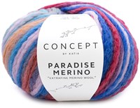 Katia Paradise Merino 501 Wine Red-Blue-Orange-Lilac