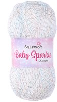 Stylecraft Baby Sparkle 6105 White