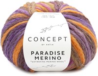 Katia Paradise Merino 504 Chewing Gum Pink-Orange-Lila-Ochre