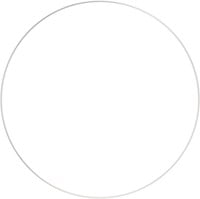 Metal ring 50cm - White