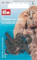 Prym Fur Hooks and Eyes Iron 01 Brown