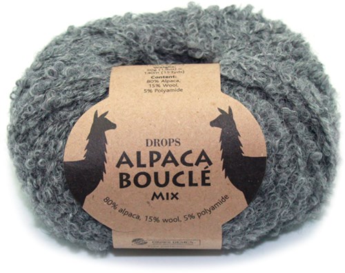 Drops Alpaca Bouclé Mix 517 Grey