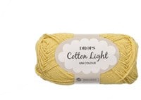 Drops Cotton Light Uni Colour 055 Lemon