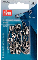 Prym Safety Pins Steel No. 2 Silver