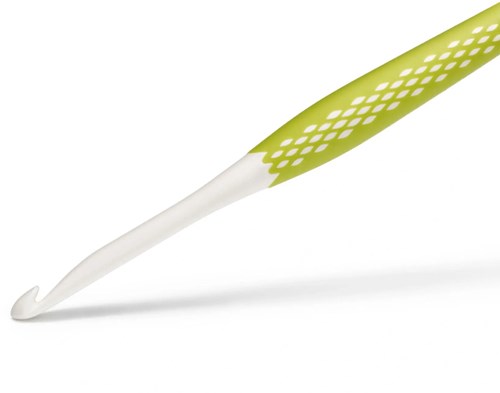 Prym Wool Crochet Hook Ergonomic 17 cm 6.00 mm Lime Green-3