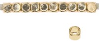 Rico Bracelet Cubes - Gold-2
