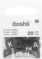 Rico Cube Bed Bracelet Set fresh/crazy/lucky/happy - Black-2