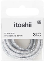 Rico Bracelet cord Set - Glittering Silver