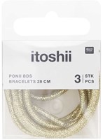 Rico Bracelet cord Set - Glittering Gold