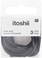 Rico Bracelet cord Set - Glittering Black
