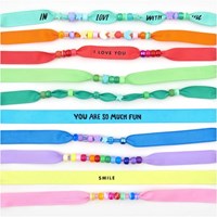 Rico Grosgrain Ribbon bracelets - Rainbow-3