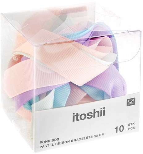 Rico Grosgrain Ribbon bracelets - Pastel